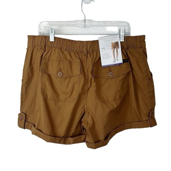 Sanctuary Social Standard Women's XXL Hero Utility Short Brown Convertible NWT - Picture 2 of 16